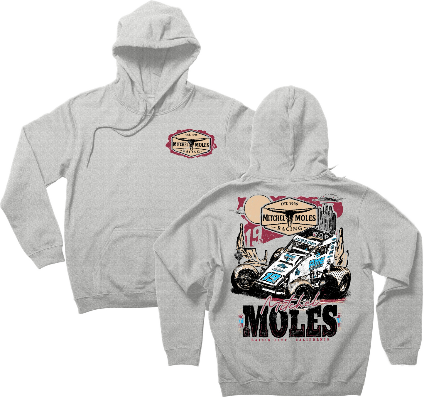 Out West Hoodie - Heather Oatmeal