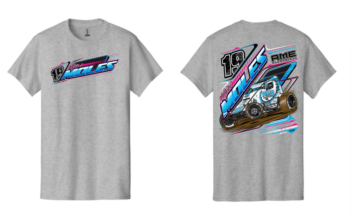 19AZ Sprint Car T Shirt Youth - Grey