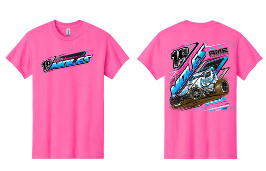 19AZ Sprint Car T Shirt Youth - Pink