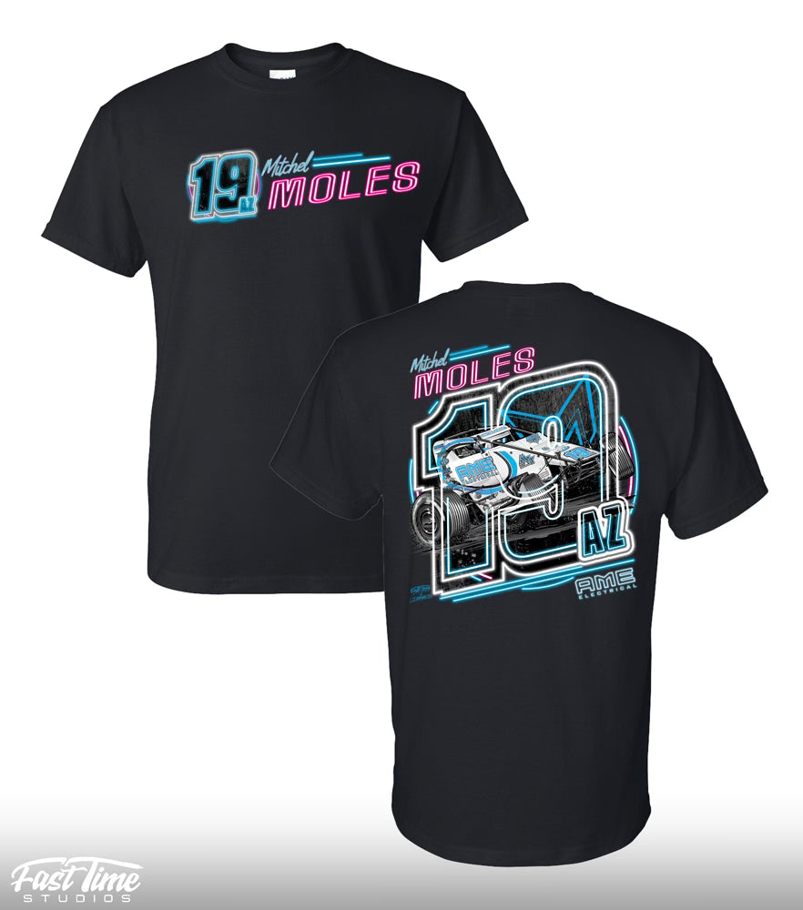 Neon 19AZ Sprint Car T Shirt - Black