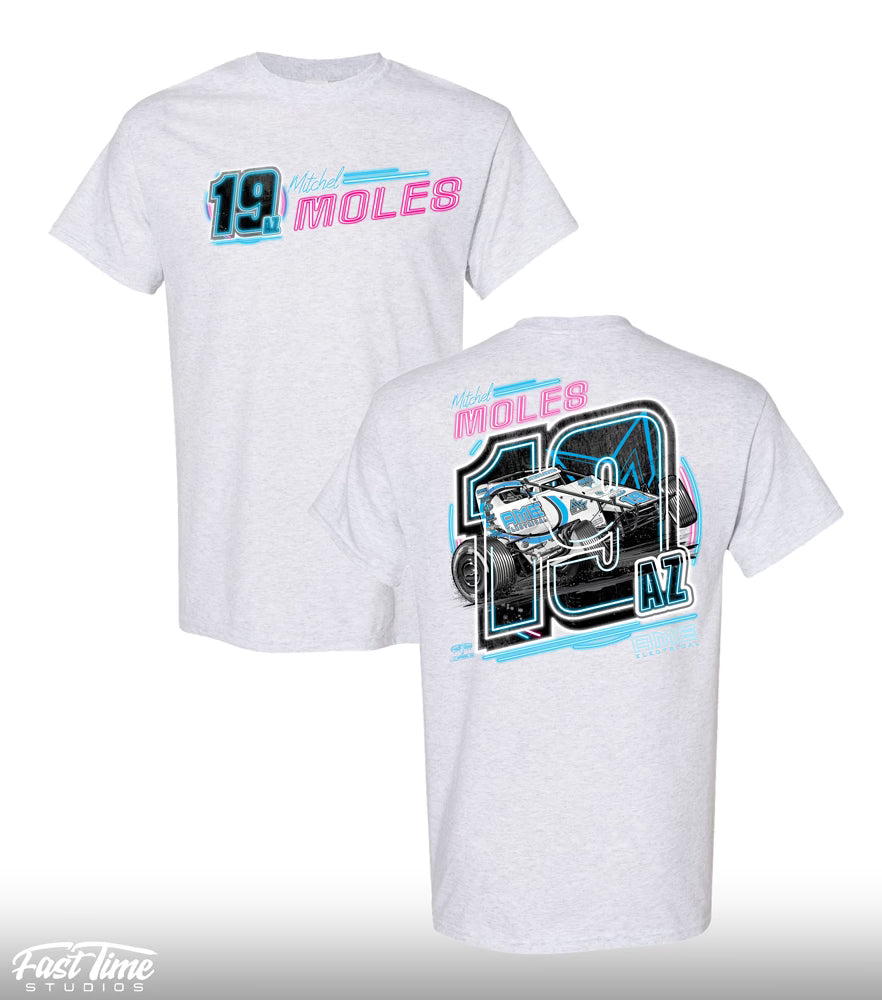 Neon 19AZ Sprint Car T Shirt - Ash